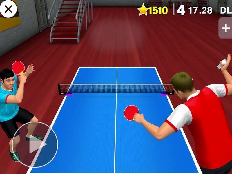 Table Tennis Wizard India gameplay screenshot