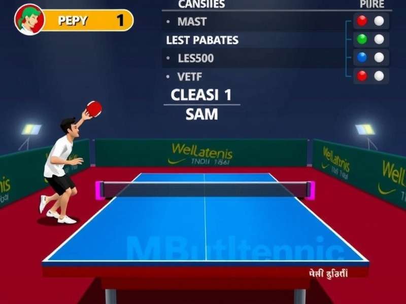 Table Tennis Wizard India multiplayer mode